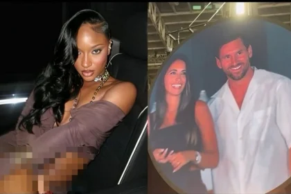 ayra star with messi and wife