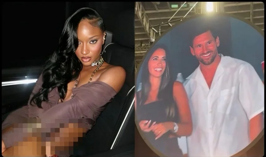 ayra star with messi and wife