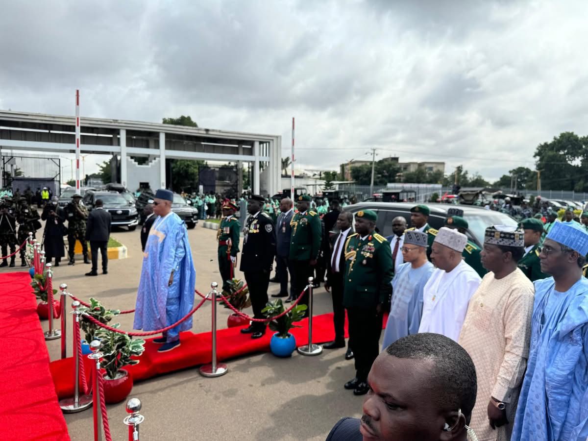 Vice President Kashim Shettima, representing President Bola Ahmed Tinubu, at the grand finale of the 2025 Nigerian Army Day Celebration (NADCEL) in Kaduna.