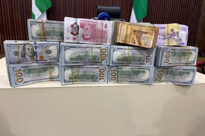 Customs intercept foreign currencies