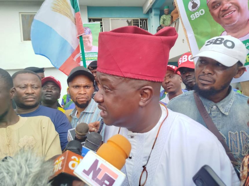 Senator Omorare guber race