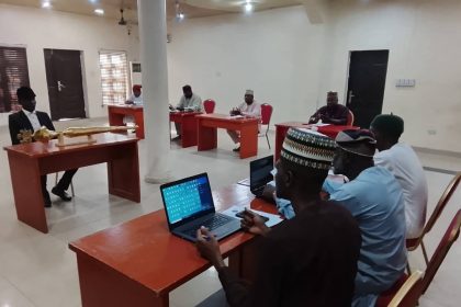 Members of the Zamfara State Parallel House of Assembly In their parallel sitting