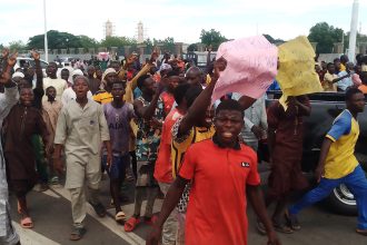 Protest in Zamfara's govt house