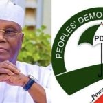 Atiku with pdp flag