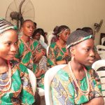 Young artists at 7th Art Competition and Inter-Schools Talent Hunt Exhibition in Ibadan