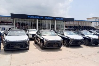 Vehicles distributed by the Kogi government to council chairmen,