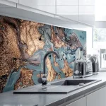 Liquid Gold Splashback