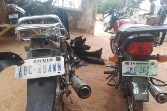 The recovered motorcycles