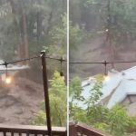 Flash flood in parts of New Mexico,
