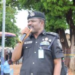 The Commissioner of Police, Niger State Command, CP Adamu Abdullahi Elleman encouraging recruits on hard work