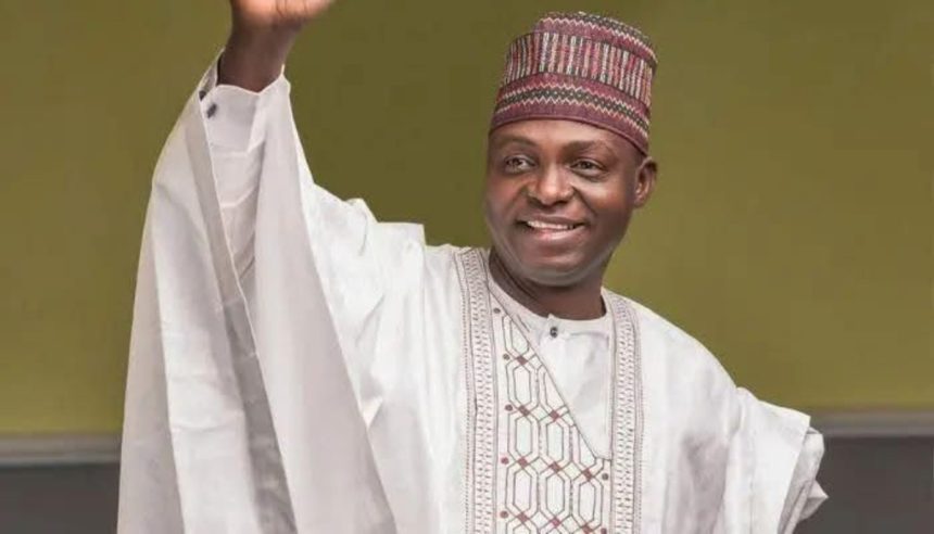Prof. Nentawe Yilwatda waving and smiling new APC chairman Prof Nentawe Yilwatda, New APC National Chairman