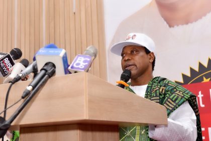 Rep Aderemi Oseni speaking,