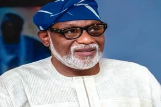 The late governor of Ondo State, Rotimi Akeredolu, whom petitions are seeking coroner's inquest into his death,