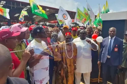 Soludo inaugurates modern solution market, bus terminal in Anambra