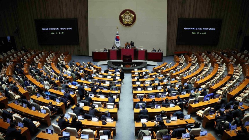 South Korea parliament,