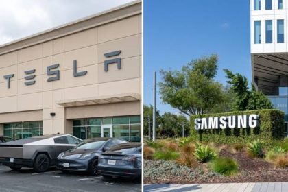 Tesla office and Samsung office