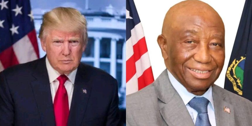 Trump praises Liberian president Boakai
