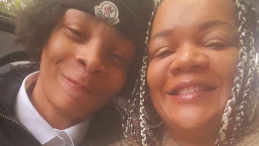 Kelyan Bokassa and mum