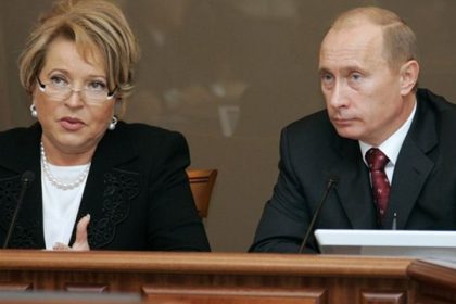 Valentina Matviyenko and Putin
