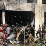 banglades-plane-crash site