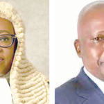 Justice Kudirat Kekere-Ekun and Lateef Fagbemi