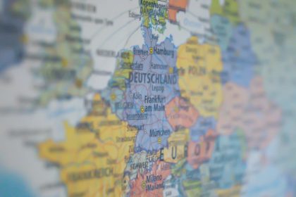 map of Schengen Zone