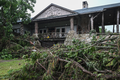 Camp Mystic destroyed in Texas flash flood,
