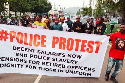 retired police officers protest in FCT