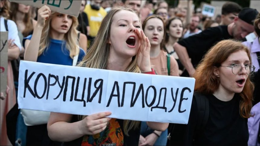 Protesters in Ukraine