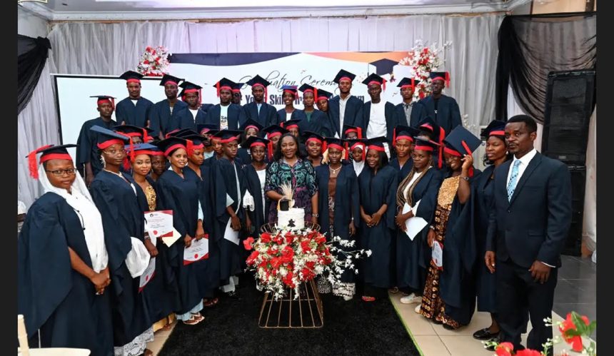 the Olumide Osunsina Foundation (OOF), trained 50 youths in vocational skills