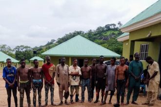 12 suspected kidnappers