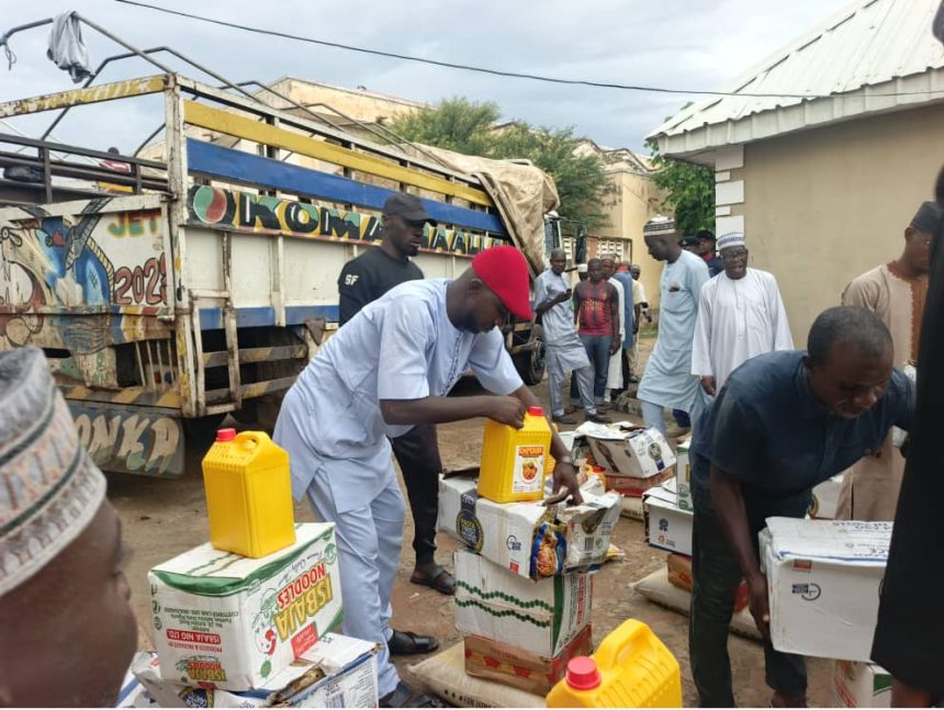 Relief materials to Yola flood victims,