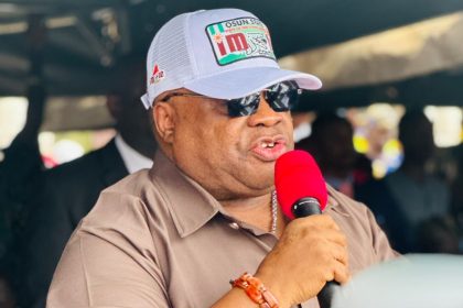 Ademola Adeleke speaking,