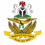 Logo of the Nigerian Air Force (NAF) who opened applications for its Direct Short Service Commission (DSSC) Course 34/2025
