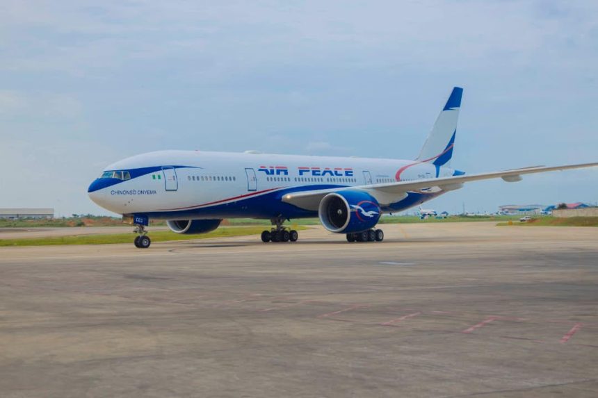 Nigeria’s carrier, Air Peace Limited fourth Boeing 777 aircraft