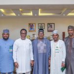 group picture of Bala Mohammed, Umar Ahmed Farouk,
