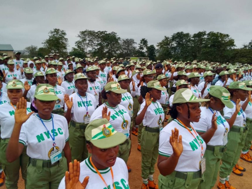 Corps members in Oyo state,
