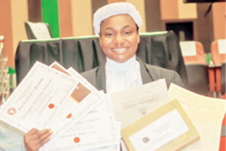 Daniella Chisom Okangba, Babcock University First-Class Law graduate