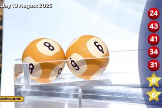 Graphical representation of EuroMillions jackpot