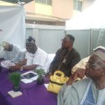 The Managing Director of Ago Medical Centre, Okota, Lagos, Dr. Kola Afolabi with otehr stakeholders