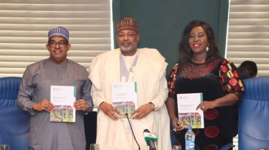 Abubakar Kyari with representatives of FAO,