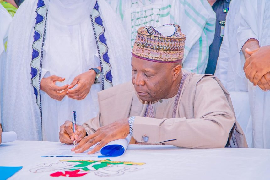Gombe Gov signing bill