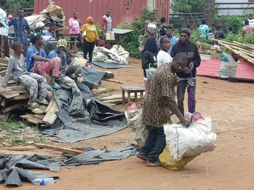demolished shanty site in FCT