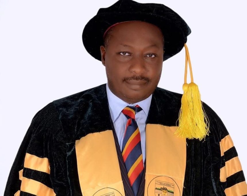 Professor Mathew Adamu as the new Acting Vice-Chancellor