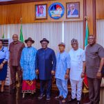 Oborewvori and others after the meeting