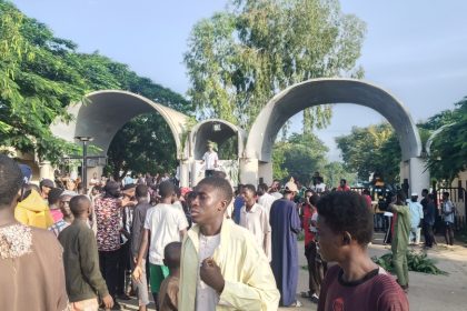 Fed Poly bauchi protesters,
