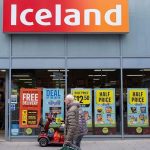 Entrance of British supermarket chain Iceland