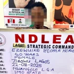 NDLEA arrest woman faking pregnancy to carry cocaine