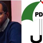 Ose Anenih and PDP logo