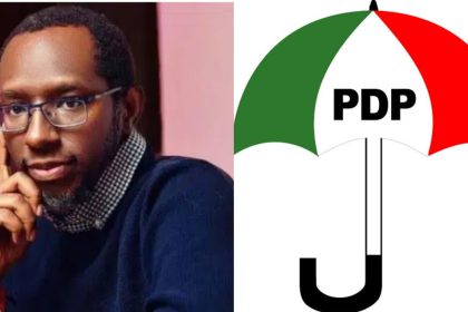 Ose Anenih and PDP logo